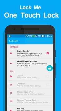 Lock Me - One Touch Lock screenshot 1