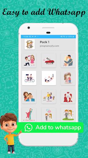 Husband and Wife Love Stickers For WhatsApp screenshot 2