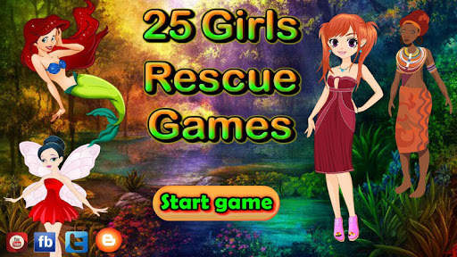 25 Girls Rescue Games screenshot 2