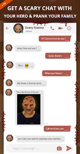 fake chat : granny family calling prank screenshot 1