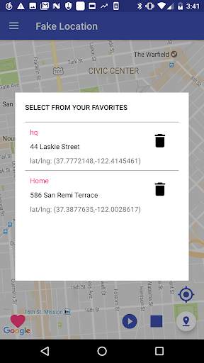 FakeGPS Free screenshot 2