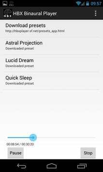 HBX Binaural Player screenshot 4