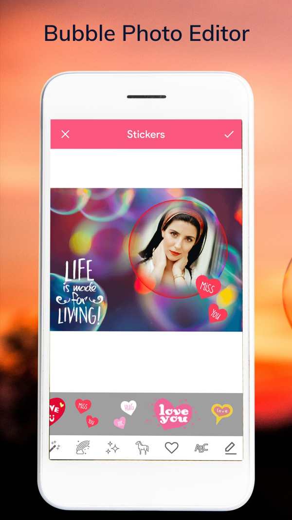 Bubble Photo Editor - Bubble Frames screenshot 2