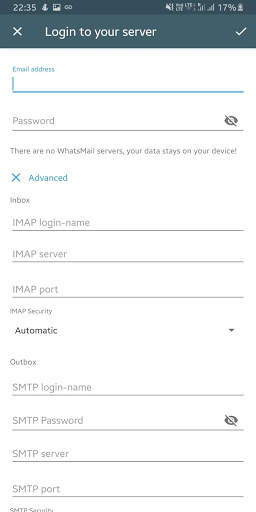 WhatsMail screenshot 5