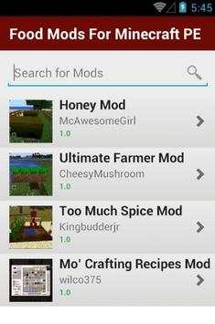 Food Mods For Minecraft PE screenshot 2