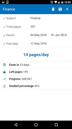 StudySmart - Study organizer 6 تصوير الشاشة