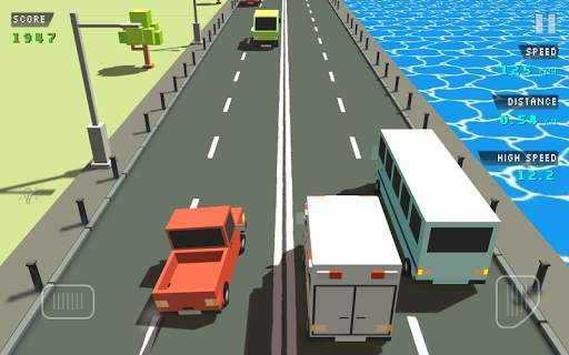 Blocky Traffic Racer screenshot 5