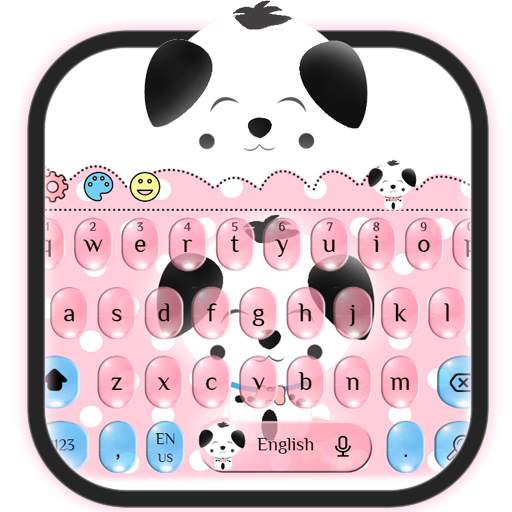 Cute Pink Puppy Emoji Keyboard 10001002
