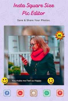 Insta Square Size Pic Editor screenshot 5