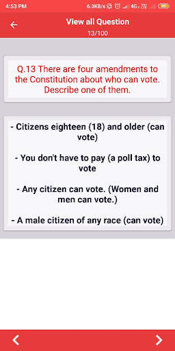 US Citizenship Test 2021 screenshot 5