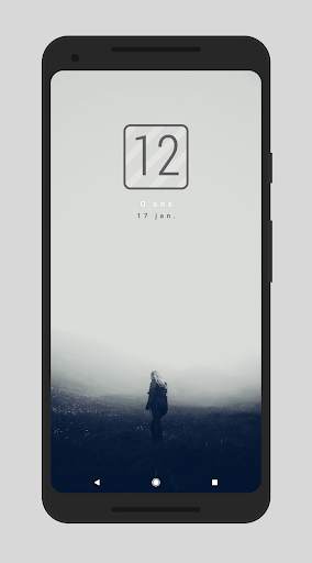 Achromatic KWGT screenshot 8