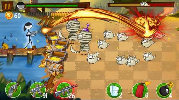 Stickman Warriors: Cartoon Wars screenshot 1