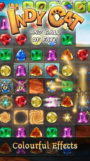 Indy Cat: Match 3 Adventure 9 تصوير الشاشة