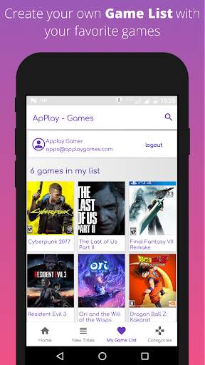 Applay Games - Game List, Gami screenshot 5
