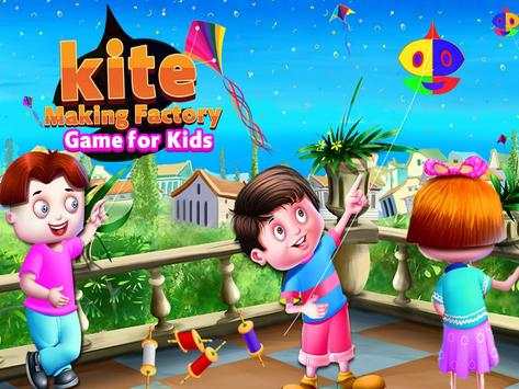 Kite Making Factory Game for Kids screenshot 1