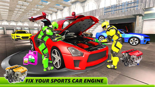 Robot Car Mechanic Workshop Ga screenshot 1