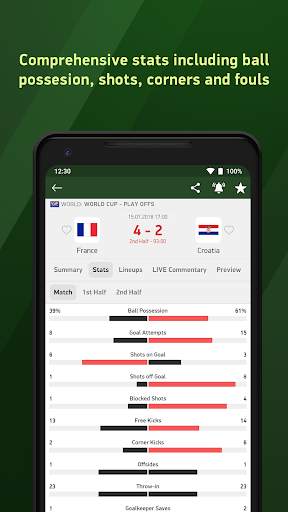 Soccer 24 - soccer live scores screenshot 2