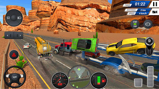 Car Transporter Truck Simulato screenshot 2