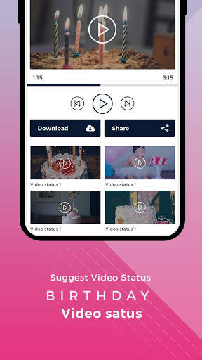 Birthday Video Status स्क्रीनशॉट 4
