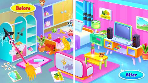 Princess Doll House Cleaning screenshot 2