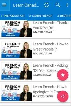Learn Canadian French скриншот 4