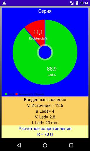 Led Resistor Calculator скриншот 3