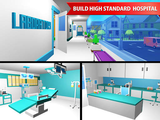 Hospital Craft: Building Doctor Simulator Games 3D screenshot 11