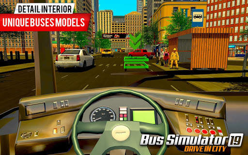 City Bus Driving Coach Games screenshot 1