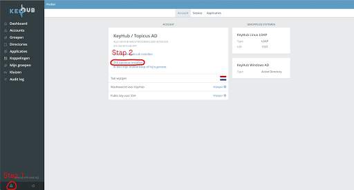 Topicus KeyHub 2FA screenshot 1