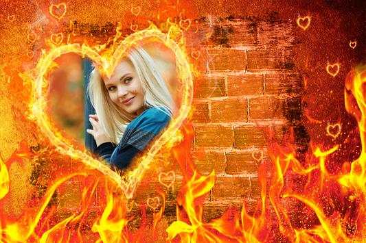 Fire Photo Frame screenshot 1