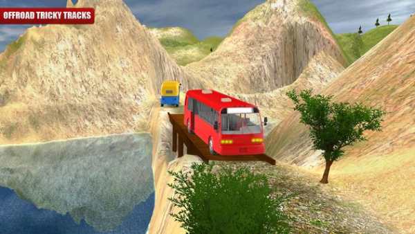 Offroad Bus Mountain Climber Driving Simulator 3D screenshot 4