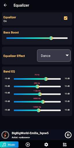 Music Player EQ - Bass Booster screenshot 6