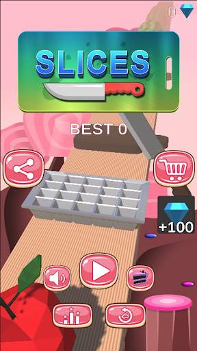Cut Perfect Slices: Chopping Food ASMR Slicing screenshot 1