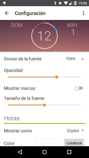 onca Widget de reloj screenshot 5