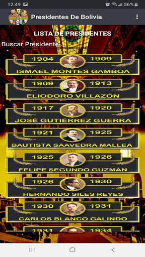 Presidentes De Bolivia screenshot 7