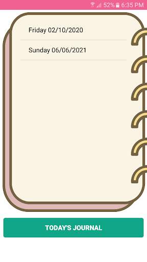 My Daily Journal screenshot 1
