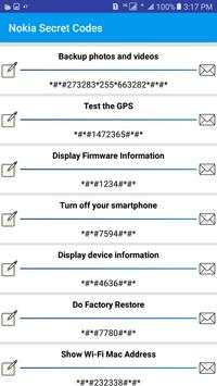 Secret Codes of Nokia Free: screenshot 4