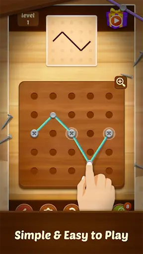 Line Puzzle: String Art скриншот 5