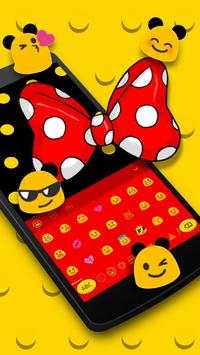 Cute Micky Bow keyboard Theme screenshot 3