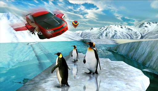 Flying Car Futuristic City स्क्रीनशॉट 3