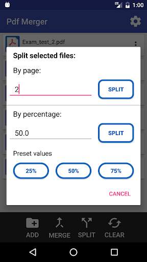 Multiple PDF Merger screenshot 4