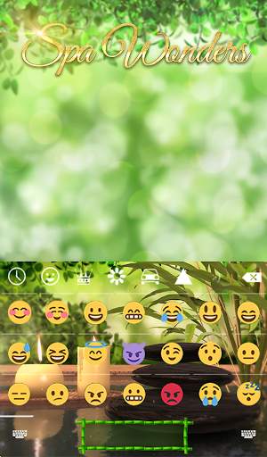 Spa Wonders Animated Keyboard   Live Wallpaper स्क्रीनशॉट 4