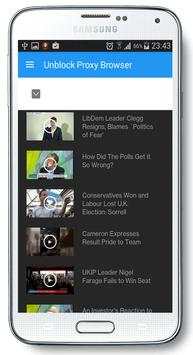 Unblock Proxy Browser screenshot 5
