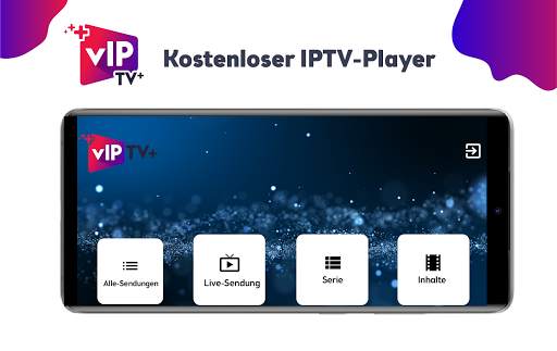 vIPTVplus - iptv Player screenshot 1