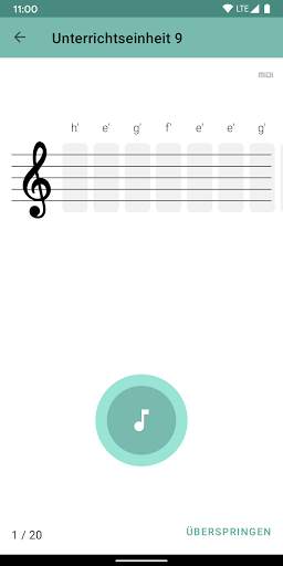 Clefs: Trainer fürs Notenlesen screenshot 4