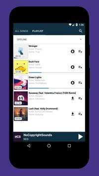 Music player for NCS (NoCopyrightSounds) screenshot 2