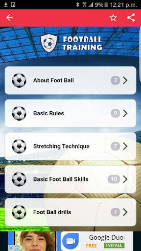 Football Training  screenshot 3