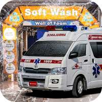 Real Ambulance Truck Wash Simulator 2018 logo
