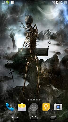 Skeleton Live Wallpaper screenshot 2