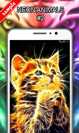 Neon Animals Wallpaper screenshot 3